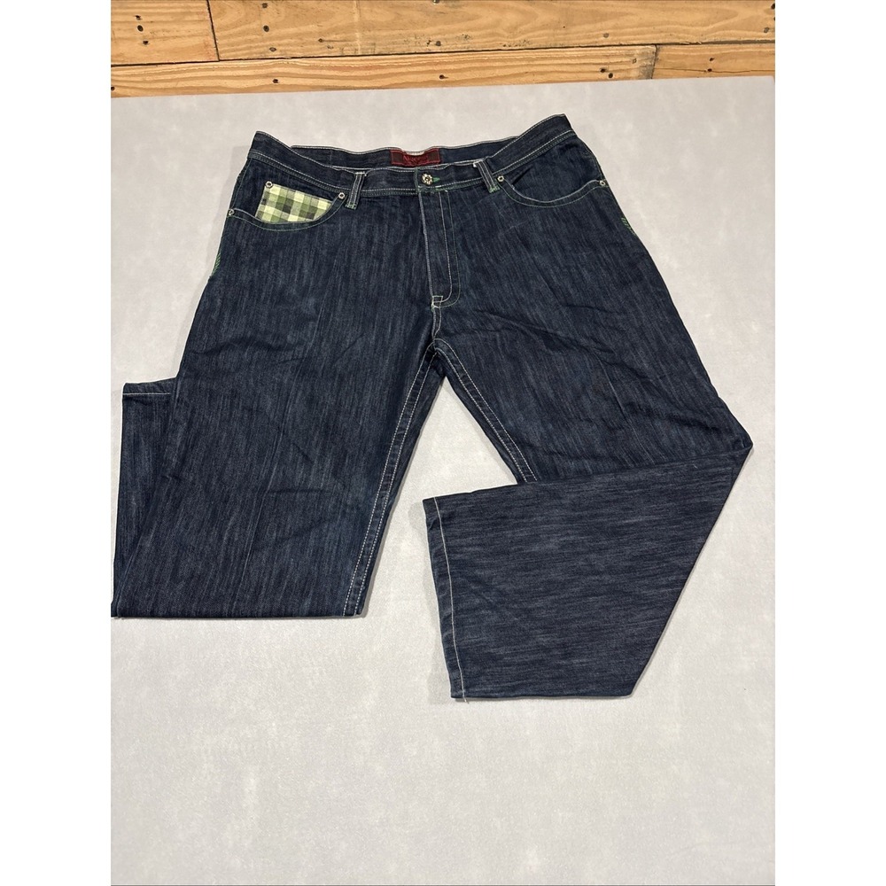Ak:cess Denim Mens Jeans Streetwear Blue Denim Sz 44x33